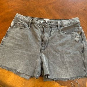 Black Jean Shorts Size 30